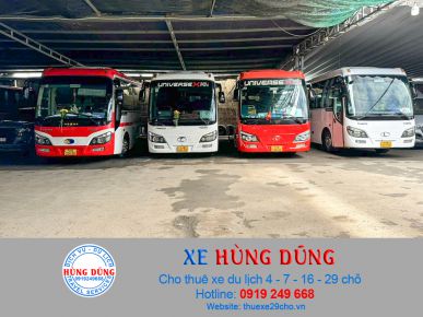Dịch vụ cho thuê xe 29 chỗ cao cấp tại TPHCM [2025] giá ưu đãi